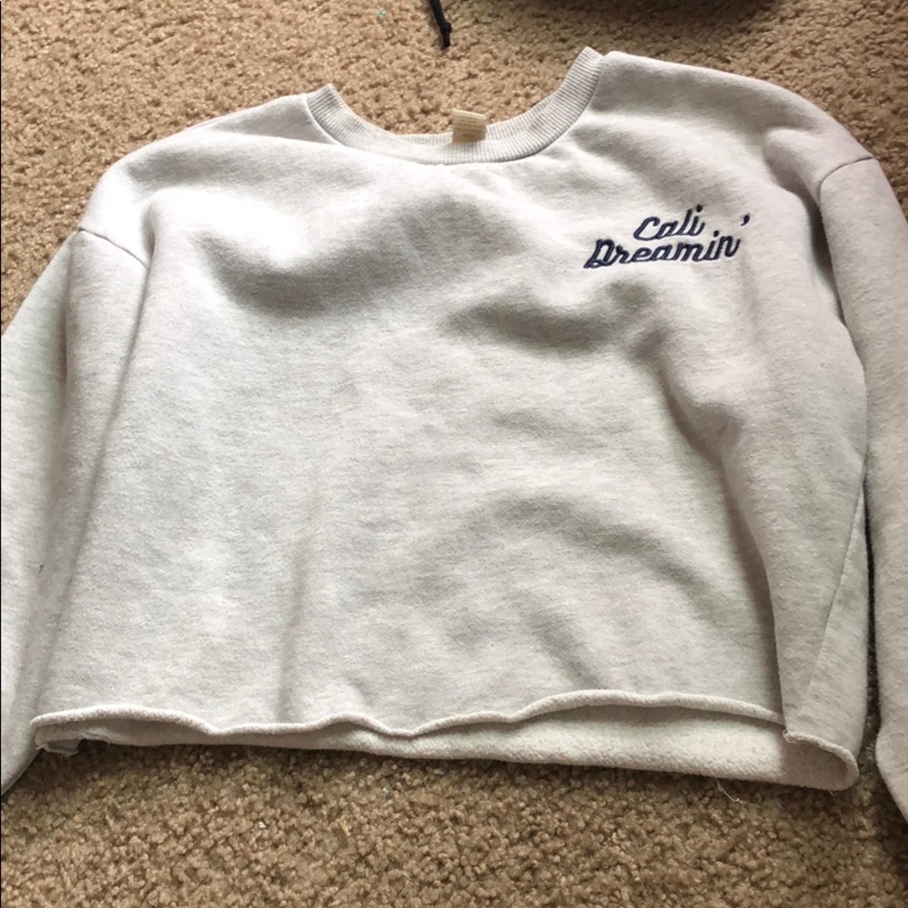 cropped sweater